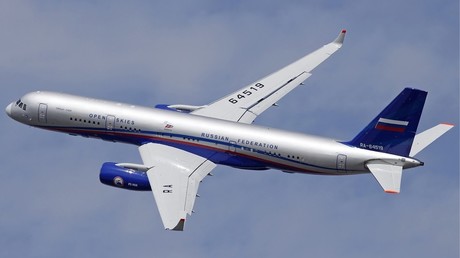 Un Tupolev Tu-214ON russe opérant dans le cadre du traité Ciel ouvert (image d'illustration).