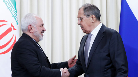 Sergueï Lavrov et Mohammad Javad Zarif en 2019 (image d'illustration).