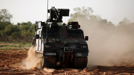 Un véhicule de l'opération Barkhane, le 27 juillet 2019, au Mali (image d'illustration).