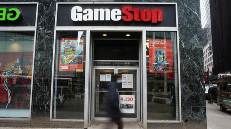 Un magasin GameStop, à New York, le 27 janvier 2021.