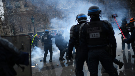 La fin de manifestation était tendue à Paris, le 30 janvier (image d'illustration).