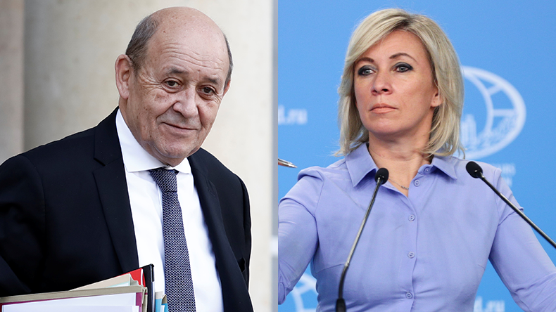 Pointée du doigt par Le Drian, la Russie lui rappelle la répression des Gilets jaunes