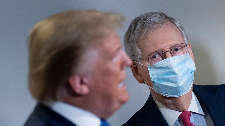 Donald Trump appelle les républicains à désavouer leur chef au Sénat
