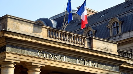 La façade du Conseil d'Etat à Paris.