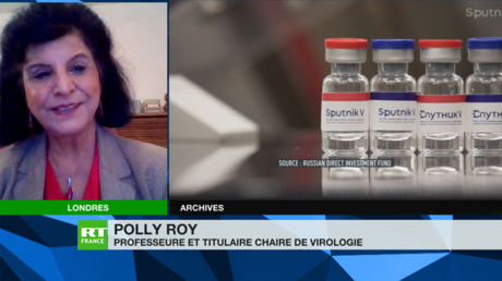 Polly Roy, professeur et titulaire d'une chaire de virologie à l’Ecole d'hygiène et de médecine tropicale de Londres, interviewée par RT France ce 4 février.