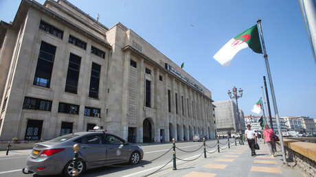 Bâtiment de la chambre basse du parlement à Alger, en Algérie, le 16 septembre 2020.