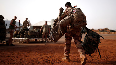 Un soldat français participant à l'opération Barkhane à Gao (Mali), le 1er août 2019.