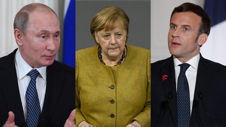 Vaccins, Iran, Syrie... Poutine, Merkel et Macron se sont entretenus en visioconférence