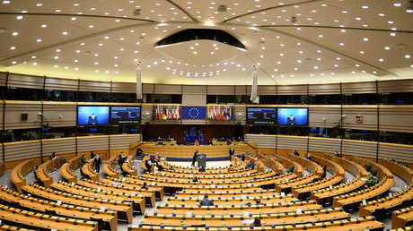 Le Parlement européen le 26 avril 2021