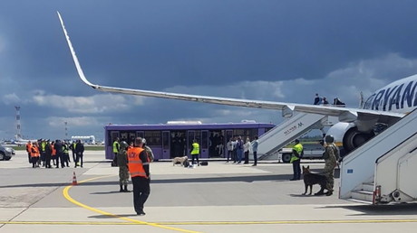 Atterrissage d'urgence d'un avion de Ryanair à Minsk le 23 mai.