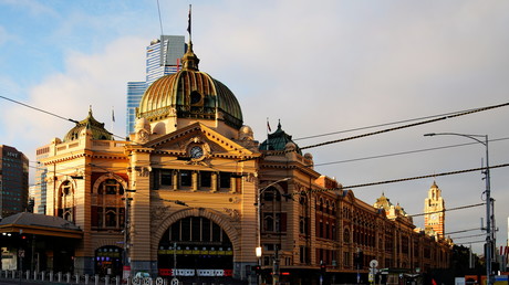 La gare de Flinders street dans le centre-ville de Melbourne (image d'illustration).