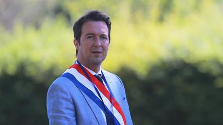 Le vice-président de Les Républicains Guillaume Peltier le 22 juillet 2020 au château de Chambord (Loir-et-Cher).