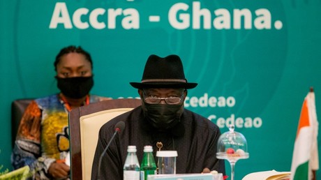Cliché pris lors du sommet de la Cédéao sur la situation au Mali, le 30 mai 2021 à Accra, au Ghana (image d'illustration).