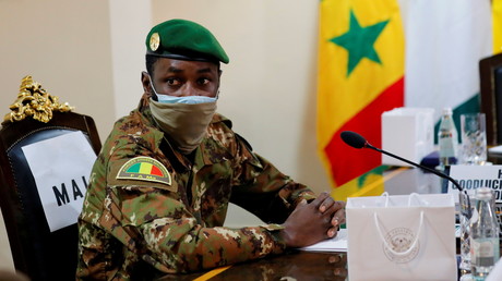 Le colonel Assimi Goïta, chef de l'armée malienne à Accra, au Ghana, le 15 septembre 2020 (image d'illustration).