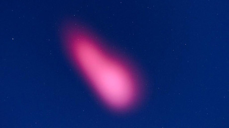 Un nuage astral rose inhabituel dans le ciel de Tucson, en Arizona, après le lancement d'une fusée de la Nasa en 2015 (image d'illustration).