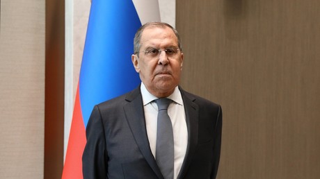 Sergeï Lavrov, ministre russe des Affaires étrangères, le 16 juillet à Tachkent (Ouzbékistan).