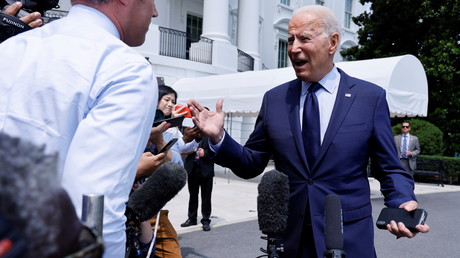Joe Biden à la Maison Blanche le 16 juillet 2021