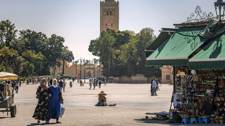 La place Jemaa el-Fna à Marrakech, Maroc, le 6 mai 2021 (illustration).
