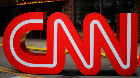 Le logo de CNN à Detroit, le 30 juillet 2019 (image d'illustration)