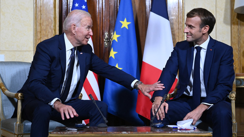La crise des sous-marins pardonnée ? Macron loue devant Biden l'amorce d'«un processus de confiance»