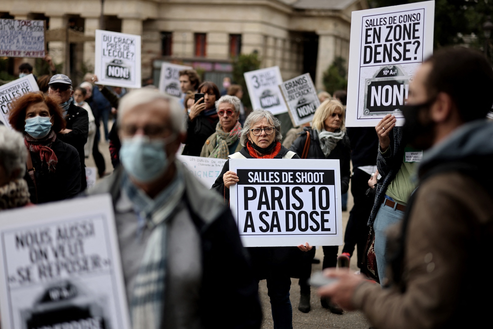 «Crackastrophe annoncée» : manifestation pour alerter sur la problématique des toxicomanes à Paris