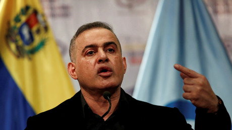 Le procureur en chef du Venezuela, Tarek William Saab, lors d'une conférence de presse à Caracas, Venezuela, le 11 mai 2018 (image d'illustration).