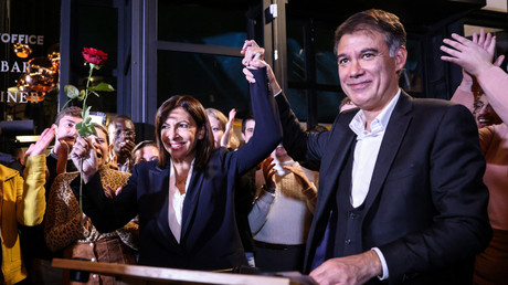 Anne Hidalgo et Olivier Faure à Paris, le 14 octobre 2021 (illustration).