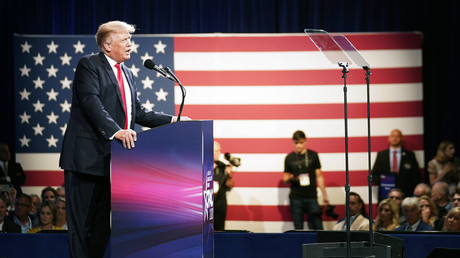 L'ancien président Donald Trump s'exprime durant une conférence organisée par le Conservative political action, s'étant tenue à Dallas aux Etats-Unis le 11 juillet 2021 (Photo d'illustration).