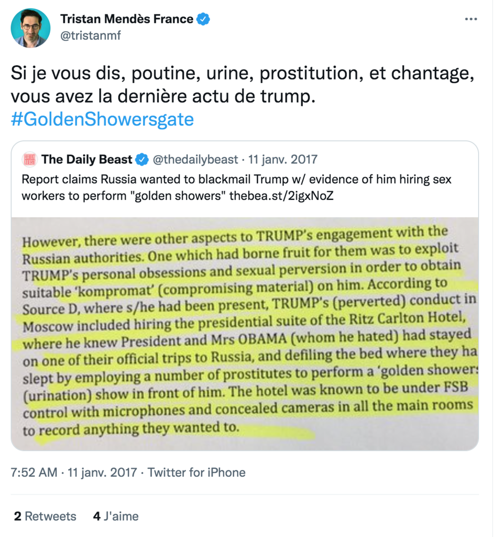 Le Washington Post modifie des articles sur la théorie de «collusion russe» avec Trump