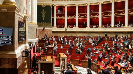 L'hémicycle de l'Assemblée nationale lors d'un vote, le 26 octobre 2021.