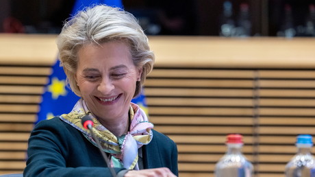 Ursula von der Leyen le 17 novembre 2021 à la Commission européenne à Bruxelles (image d'illustration)