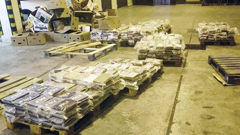 Plus d'une tonne de cocaïne en provenance de Colombie saisie au port du Havre
