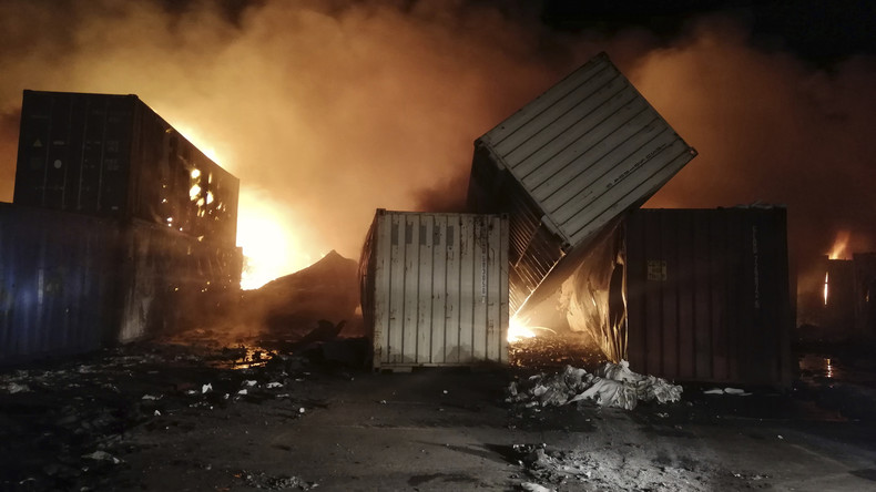 Israël frappe le port de Lattaquié en Syrie (VIDEO)