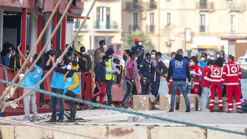 Le nombre de migrants arrivés en Italie a quasiment doublé entre 2020 et 2021