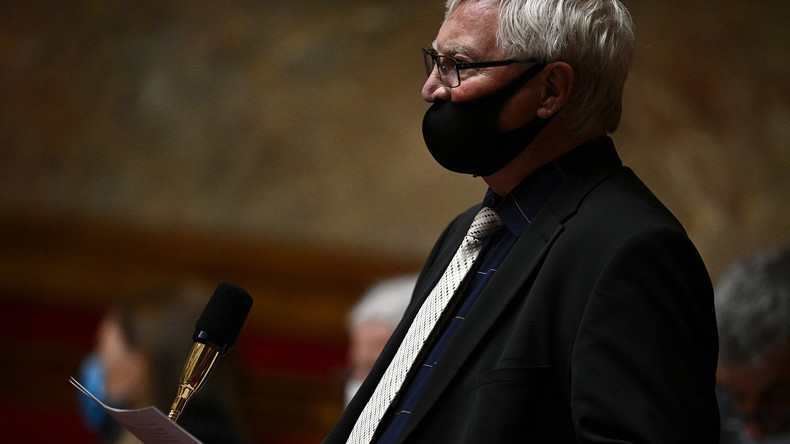 José Evrard à l'Assemblée nationale, le 20 octobre 2020