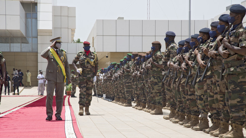 Assimi Goïta, chef de la transition au Mali, le 7 juin 2021