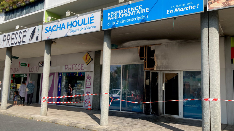 Les bureaux du députés La République en Marche (LREM) Sacha Houlie avaient été le théâtre d'un incendie à Poitiers en août 2021