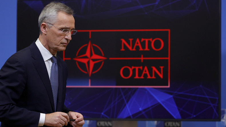 Le secrétaire général de l'OTAN Jens Stoltenberg à Bruxelles le 12 janvier