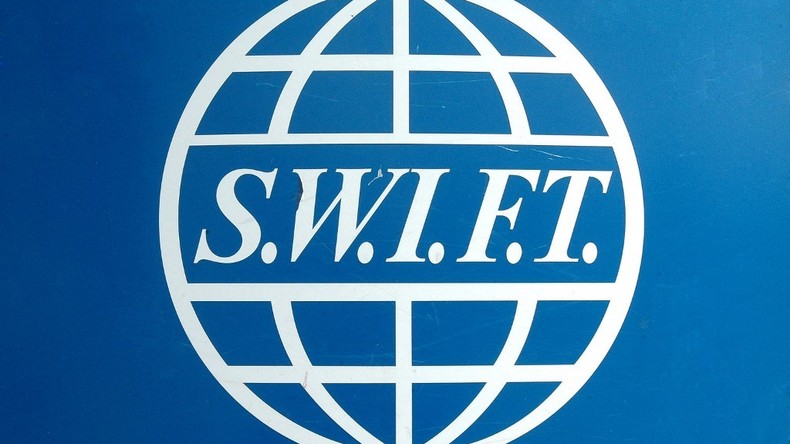 Le logo du réseau interbancaire SWIFT