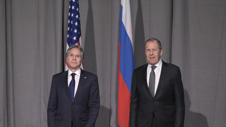 Antony Blinken et Sergueï Lavrov à Stockholm