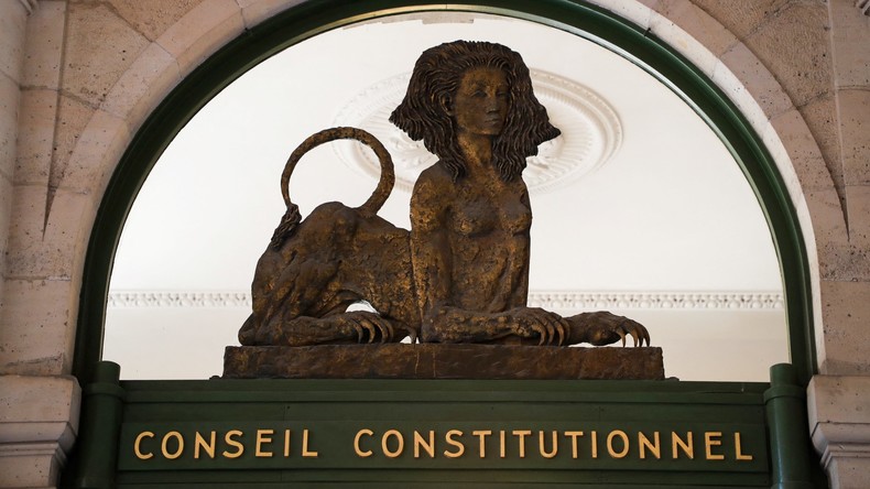 L'entrée du Conseil constitutionnel, à Paris (image d'illustration).