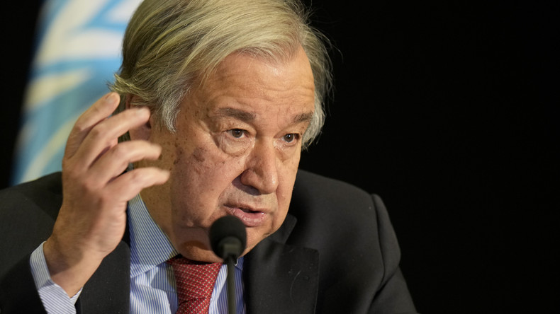 Le secrétaire général de l'ONU, Antonio Guterres