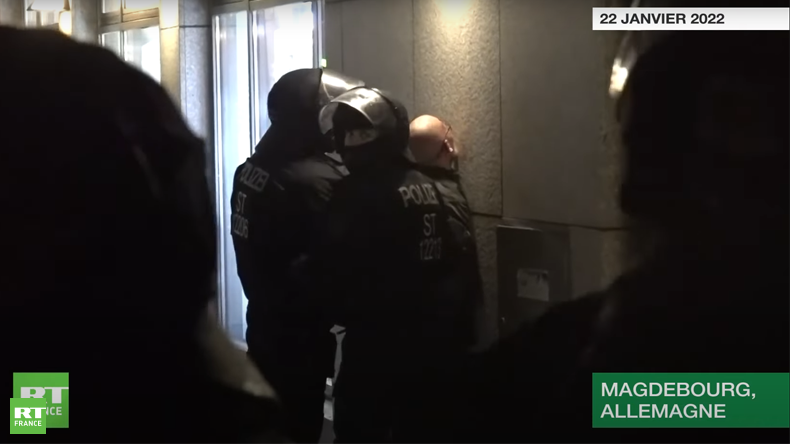 La police a procédé à plusieurs arrestations lors de la manifestation à Magdebourg