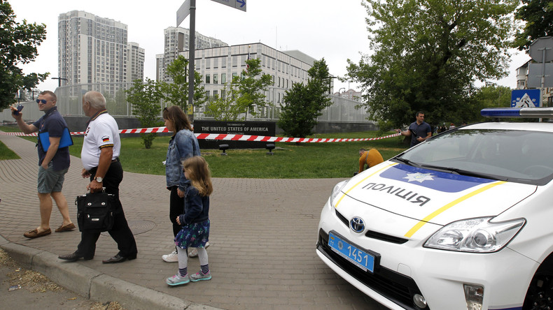 L'ambassade américaine à Kiev, Ukraine, Russie