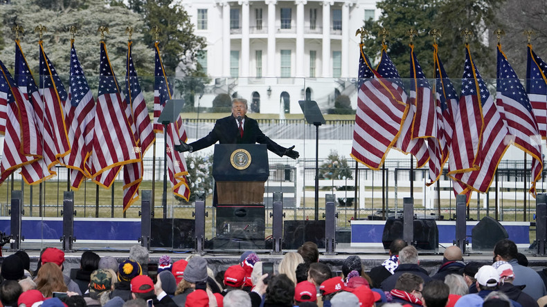 Donald Trump, le 6 janvier 2021, à Washington