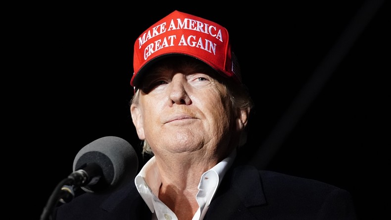 L'ancien président des Etats-Unis, Donald Trump, lors de son premier meeting organisé en 2022, à Florence, en Arizona (image d'illustration).
