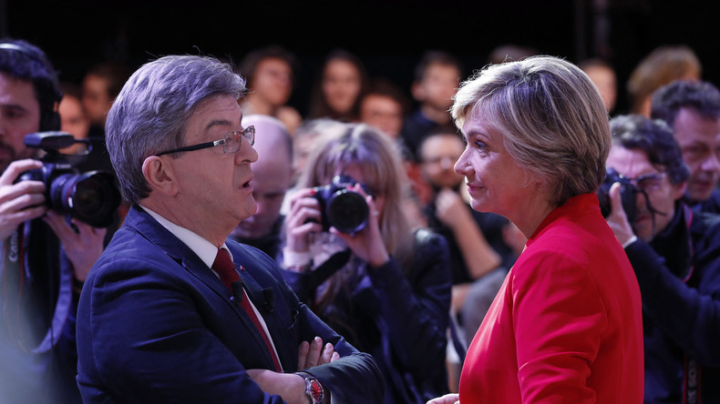 Jean-Luc Mélenchon et Valérie Pécresse