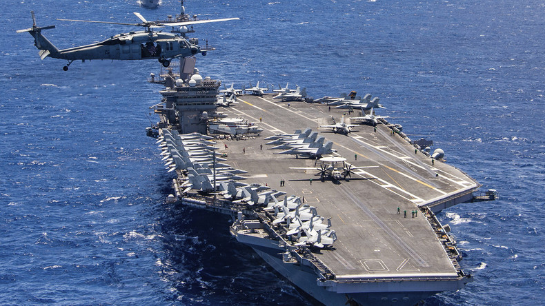 F-35 Mer Chine Etats-Unis USS Carl Vinson avion chasse