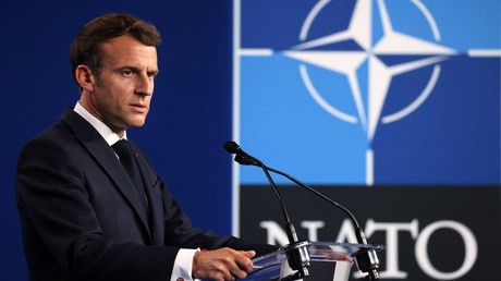 Emmanuel Macron, au siège de l'OTAN, à Bruxelles, le 14 juin 2021 (image d'illustration).
