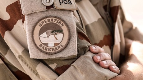 L'insigne de la mission française Barkhane dans la région du Sahel en Afrique (Image d'illustration)